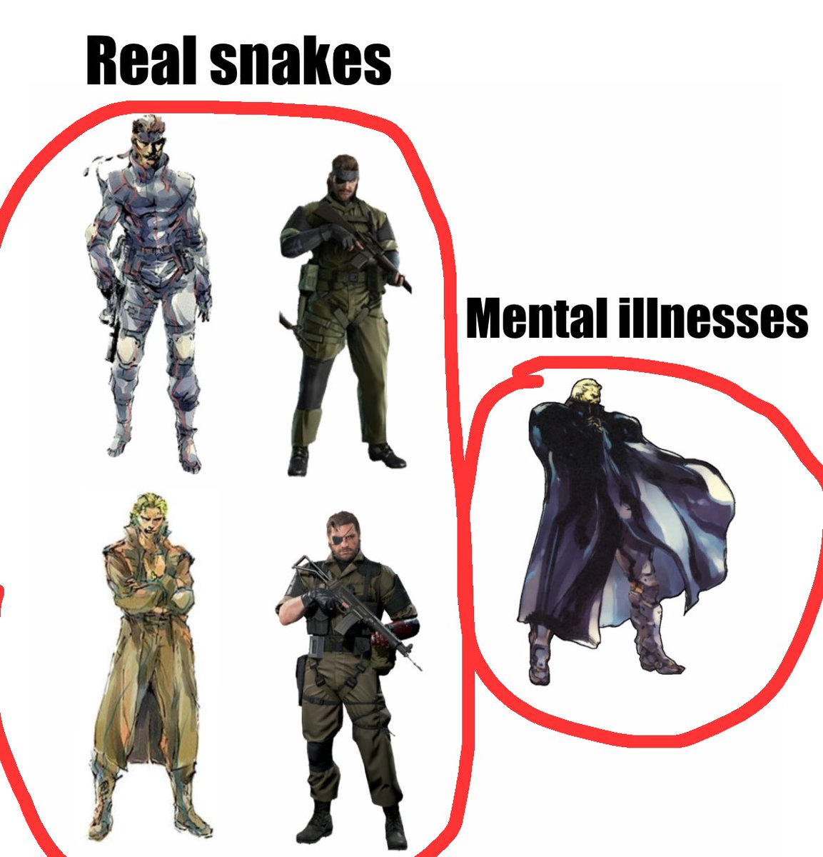 milktst's tweet photo. My friend doesn’t think solidus snake is real https://t.co/qbzkuopVx1