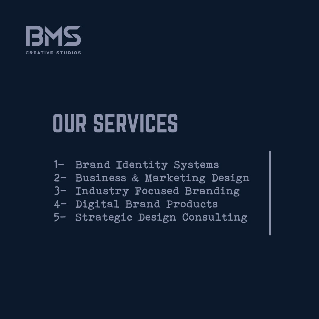 BMS_CS's tweet photo. Design is not a decoration. It is a structure.

We engineer brand identities that give growing businesses a clear, credible, and memorable visual presence.

#BrandIdentity #VisualIdentity #CreativeStudio #BMSCS #BrandStrategy https://t.co/OktytOCiaP