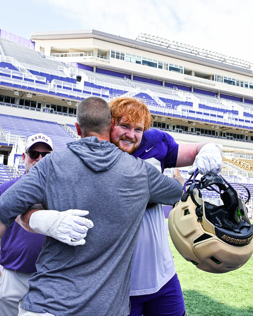 JMUFootball's tweet photo. Dukes DNA 🧬

#GoDukes https://t.co/0M6fHPx5j3