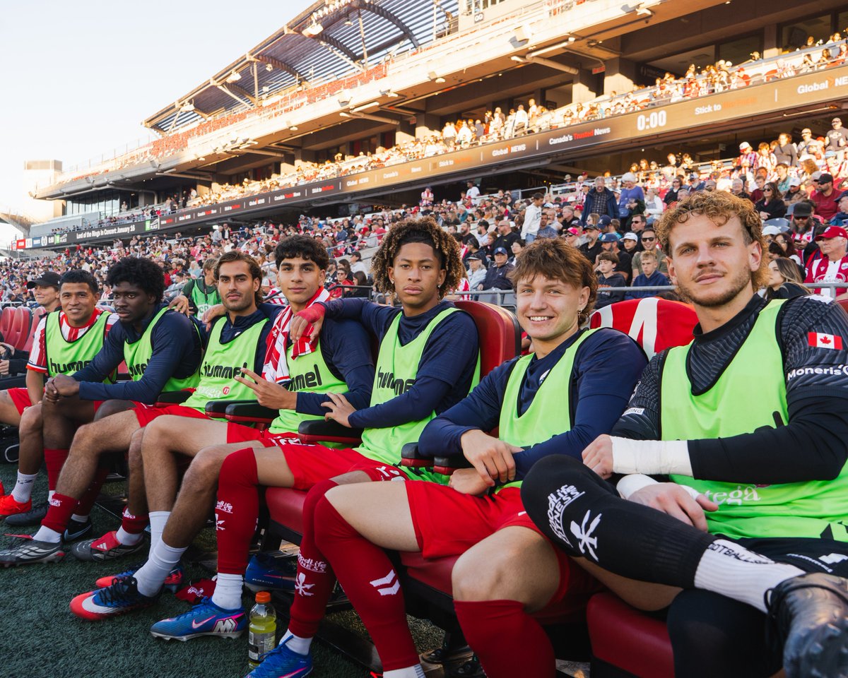 atletiOttawa's tweet photo. The # 1 CPL fan base stands resides in the Capital ❤️

From the front office to the 1st team, the Atlético Ottawa family wants to extend a HUGE thank you to every single supporter who makes this sport worth playing.

Vamos Atleti. 🔴⚪️

#AtléticoOttawa #EarnYourStripes #CPLSoccer https://t.co/yKCgAajuns