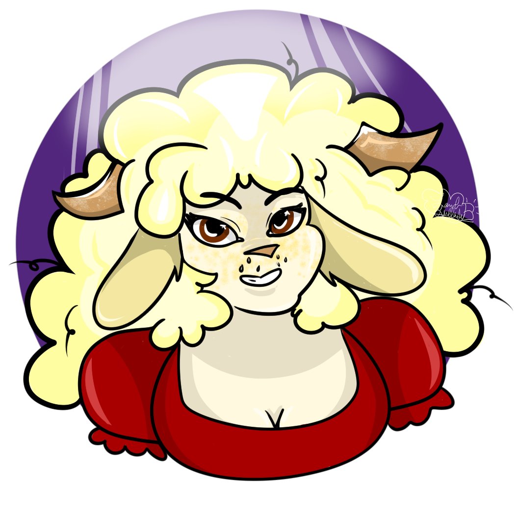 LambLullabies's tweet photo. Another batch of sheep from ArtFight this year. 

🎭🥸🤡💛

#lamblullaby #digitalart #furryart https://t.co/ppLndG1mo6
