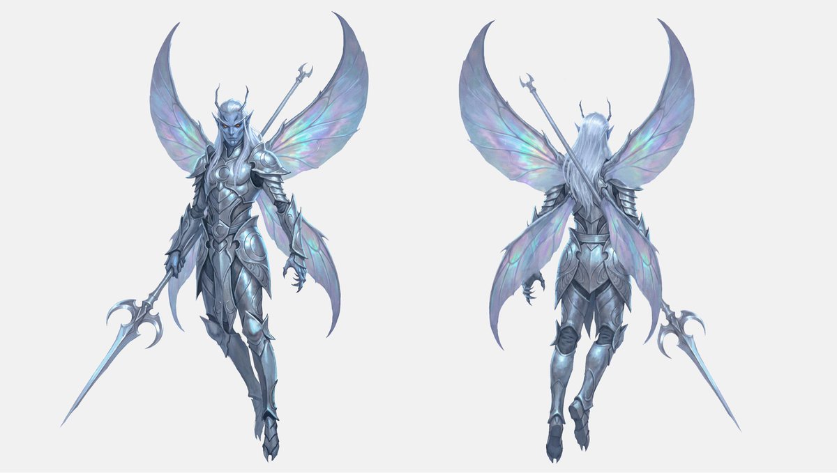 lukeserranoart's tweet photo. The Hive Elf Royal Warden. These Hive Elves serve loyally to the Queen monarch as great warriors with great renown. They serve as royal guards, battlefield commanders, or even assassins. Regardless, no matter what task given to a royal warden, consider it already completed. https://t.co/apF6nyvSn8