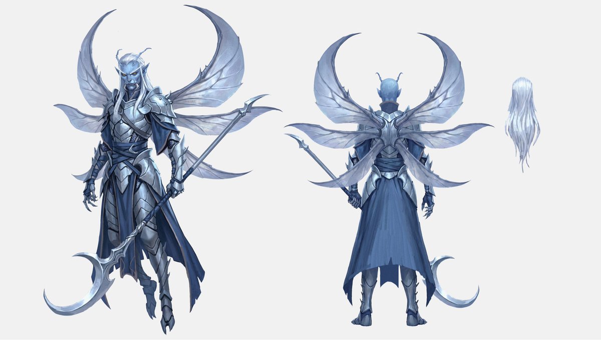 lukeserranoart's tweet photo. The Hive Elf Royal Warden. These Hive Elves serve loyally to the Queen monarch as great warriors with great renown. They serve as royal guards, battlefield commanders, or even assassins. Regardless, no matter what task given to a royal warden, consider it already completed. https://t.co/apF6nyvSn8