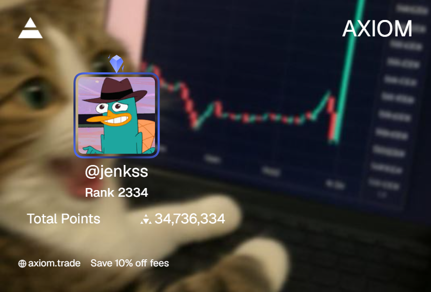 JenksCrypto's tweet photo. Yo @AxiomExchange , can i cash these points in for sol or like a car or something please thanks cheers ! https://t.co/DdEfBYelpN