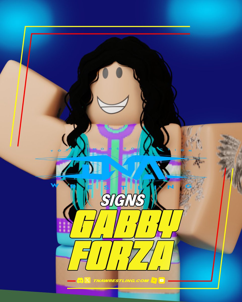 TNARBLX's tweet photo. GABBY FORZA HAS SIGNED TO TNA ON ROBLOX https://t.co/XCwKaBNPeP