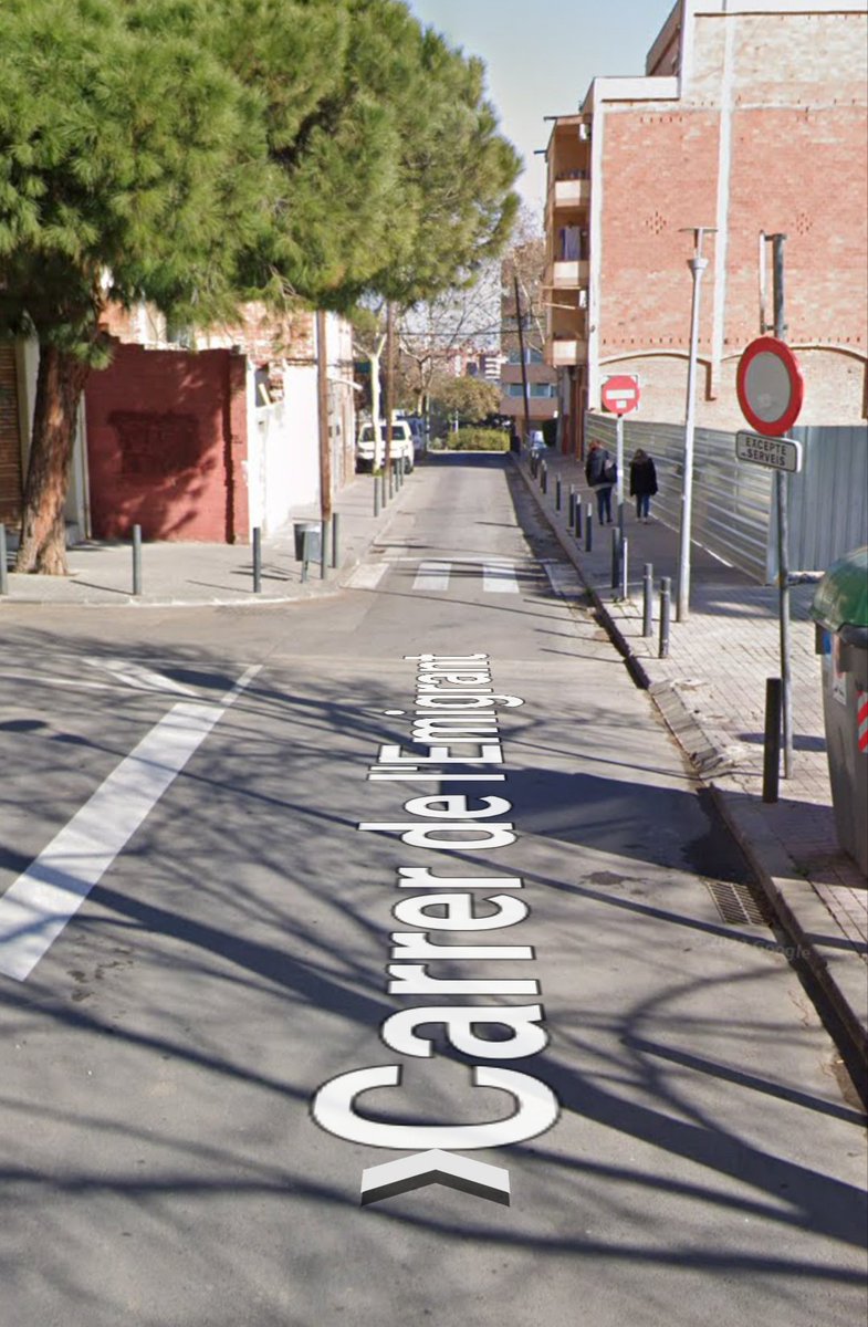 ireneuc's tweet photo. Ara que l'ultradreta atia l'odi a l'immigrant de forma fastigosa, paga la pena recordar que des de finals dels anys 20 del s.XX al barri de Sanfeliu tenim el carrer de l'Emigrant, en homenatge a la gent de fora que durant la història ha vingut a viure a l'Hospitalet. #HistoriaLH https://t.co/3KcPs8agkB