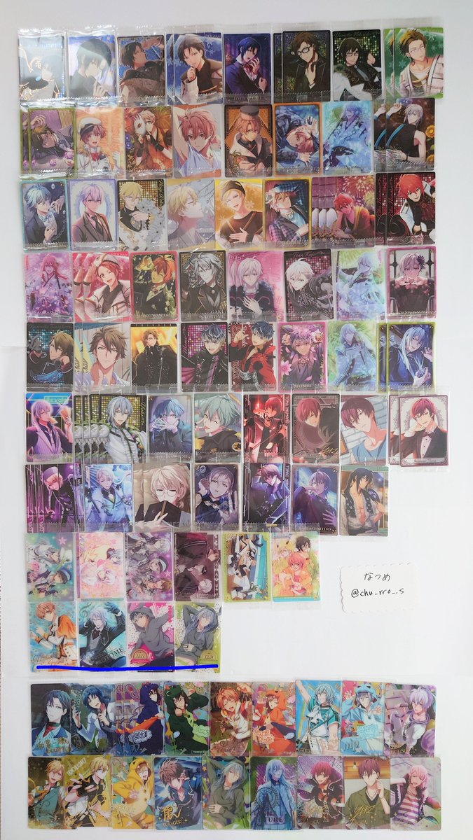 chu_rro__s's tweet photo. 【交換/譲渡】アイドリッシュセブン アイナナ ウエハース メタカ

譲:画像1~4

求:画像6~7 未開封ウエハース各1枚

郵送のみ、交換1点~ 譲渡3点~
未開封であれば袋折れ気にしません
4枚目下段は開封済
5枚目に詳細あり
固定必読

よろしくお願いします🙇 https://t.co/uaRC1PyQJv