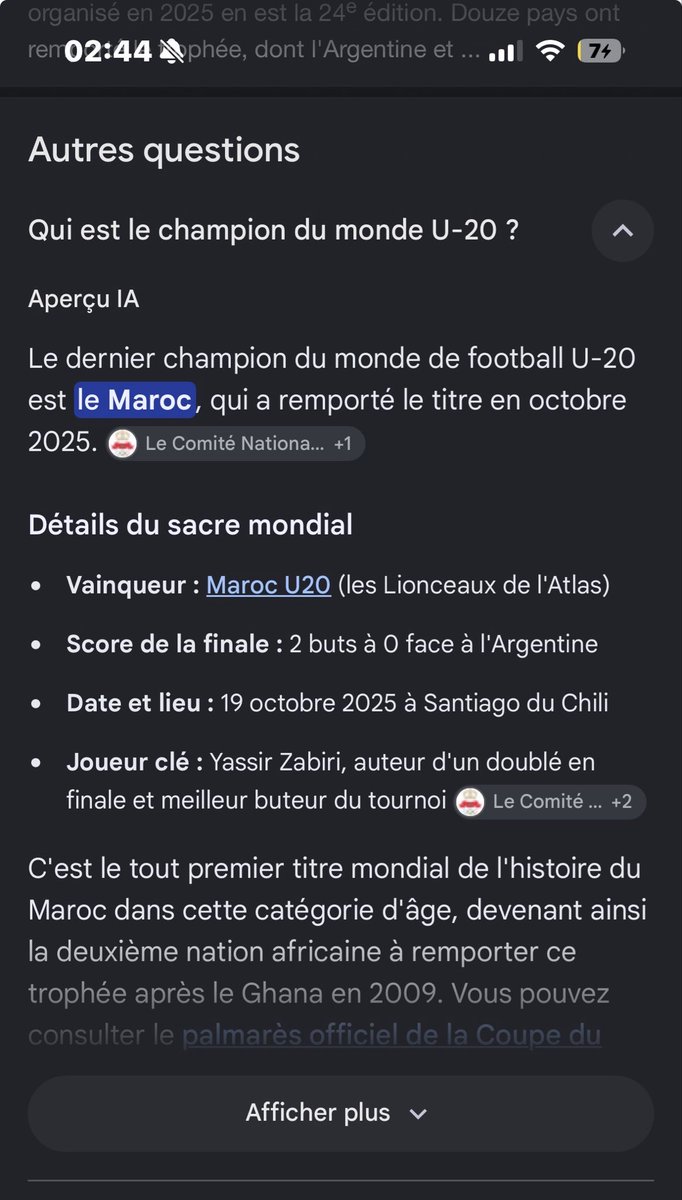 Shiabolim's tweet photo. @BelunSamir @Gio_Benseghir Gars il a vraiment raison les u20 du Maroc sont champions du monde mais ils n’ont juste pas été pris pour la coupe méditerranéenne  parce que c’est considéré comme un tournoi de seconde zone comme avec la coupe arabe https://t.co/ClXAJXO1gM