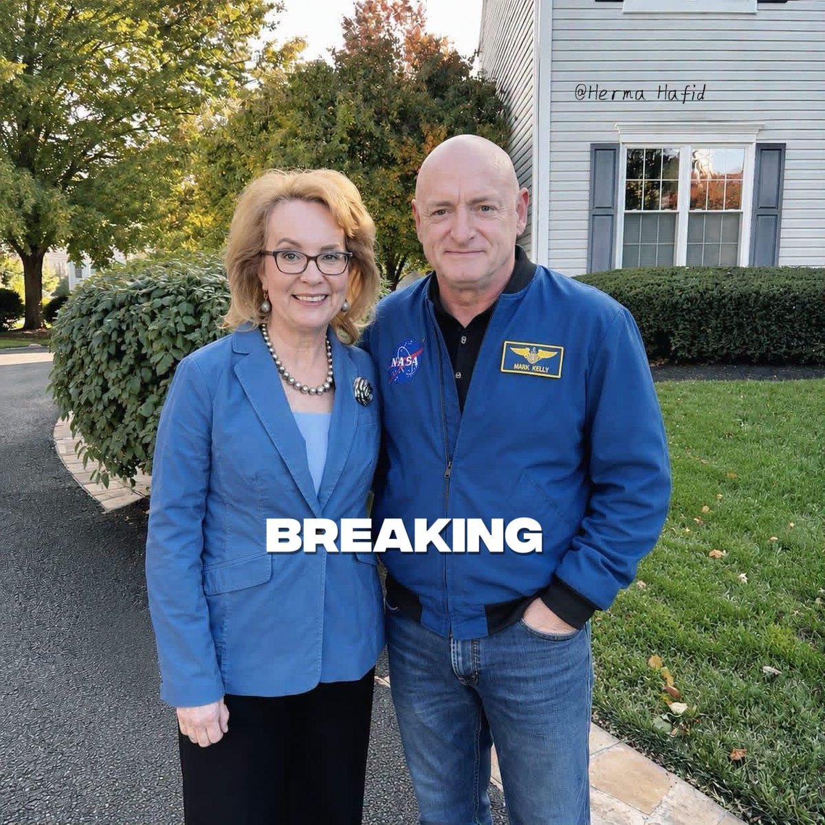 real_Caroline_K's tweet photo. Mark Kelly and Gabby Giffords as the next FUTURE President and First Lady.

Would you vote for them? https://t.co/x7ox7xltLB