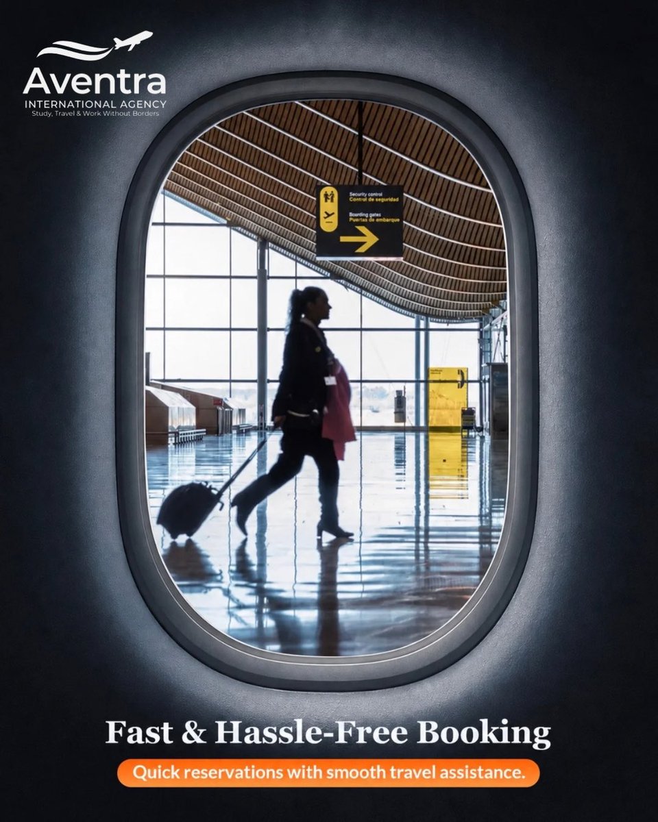 aventra_intl_ug's tweet photo. โ๏ธ Fly World Your Way!
Aventra International Agency = Best Airfare Deals | Domestic & Intl Flights | Fast Booking
๐Ntinda, Kampala
๐ +256 786 306 670
#TravelUG #FlightsUG #cheapairtickets #flywithAventra https://t.co/pZivGfdT3e