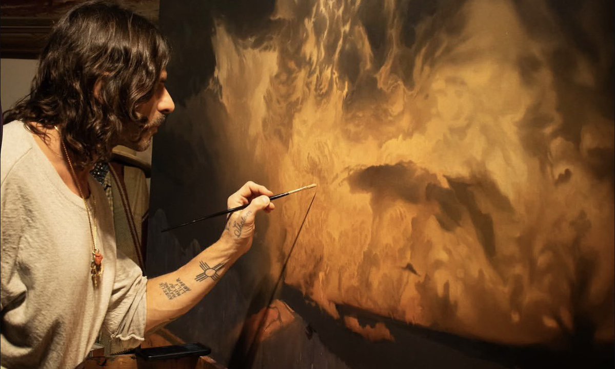 markmaggior's tweet photo. "THE PROPHECY"
2024
This painting will be part of my solo show "Rise Of The Western Lights" on September 18-19th in Jackson Hole at the Center for the Arts with Jackson hole art auction.
I consider this piece a central and main part of my life time work.
Bisons are so specials and sacred.