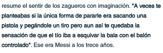shuwonn's tweet photo. messi a los 13: me gusta da pedotita
los que les tocaba jugar contra él: le quiero pegar un tiro https://t.co/473JY3WicG