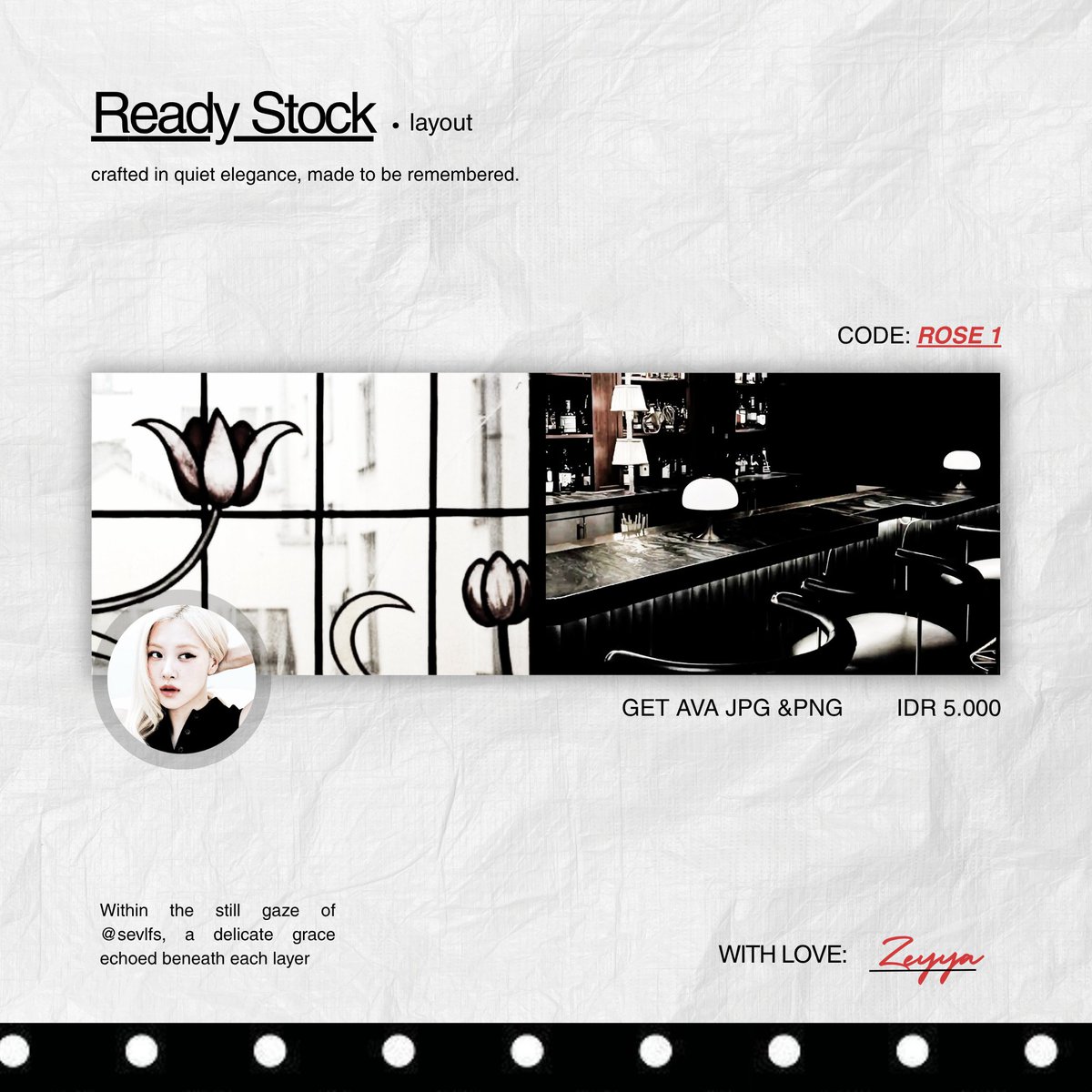 sevlfs's tweet photo. minta tolong repost/rt yaaa, thank you🤍   

aku ada layout ready stock JENNIE &amp; ROSE BLACKPINK yang siap dibawa pulang melalui dm/tele aku sekarang jugaa! price only 5.000/each and payment by QRIS yaa~          

#bealanja https://t.co/ff9c6TJofk