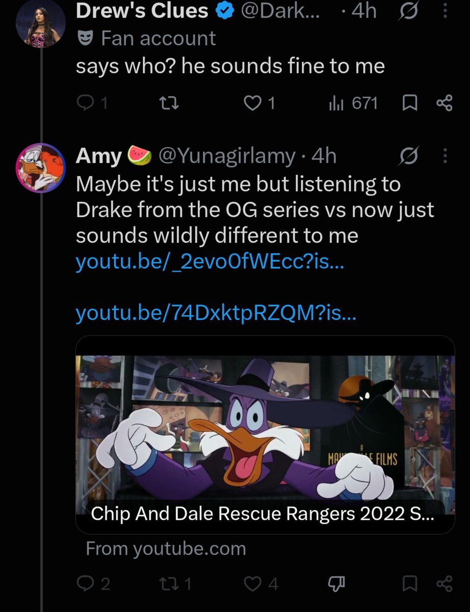 DarkwingGC161's tweet photo. Another weirdo. Three in one day. What is up with these folks who reply to you then block so you can't respond in case you disagree with them?
okay? so you think Jim Cummings sounds less good now. why block me? lmao
gonna start a new series called #BlockReport where I call out these oddballs who block for no reason.