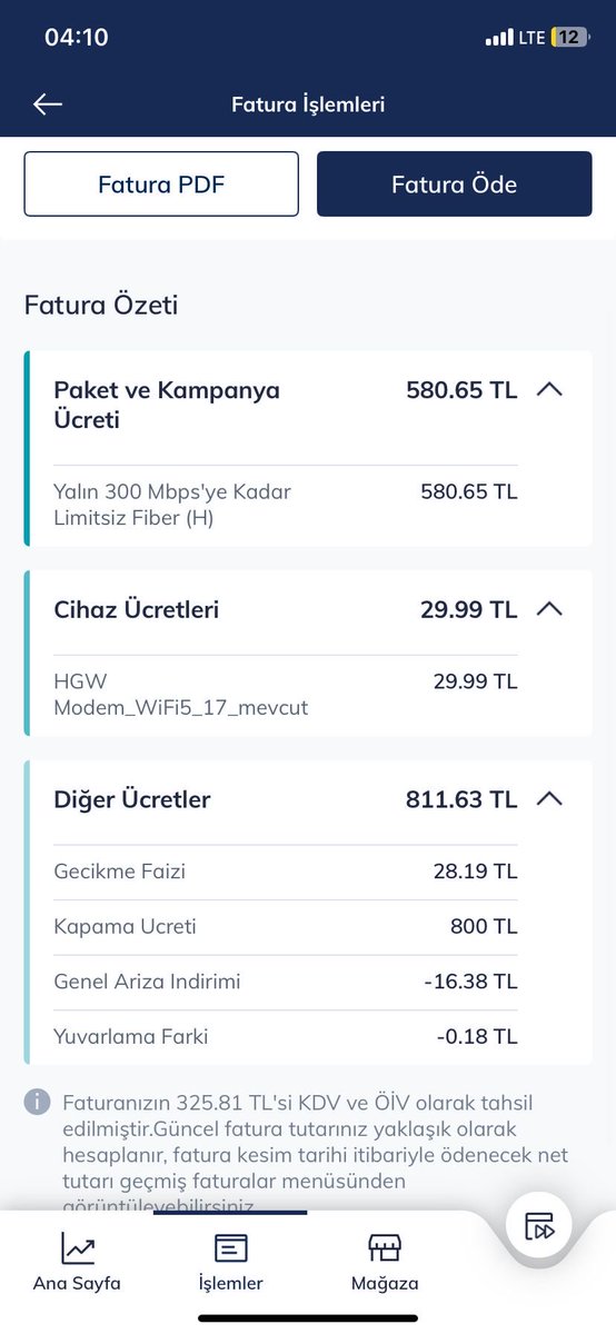 frtakcaa's tweet photo. 800 liralık neyin kapama bedeli bu? Ayda 2 gün zaten kesik internet. Kesik 2 güne 16 indirim yapıyorsunuz komedi. 800 tl’lik ne yapıyorsunuz da kapama ücreti yansıtıyorsunuz? Diğer bir aboneliğimde kapama bedeli 400 tl iken neden 800 tl? Alenen dolandırılıyoruz! @TurkTelekom https://t.co/OgYWvFyYZe