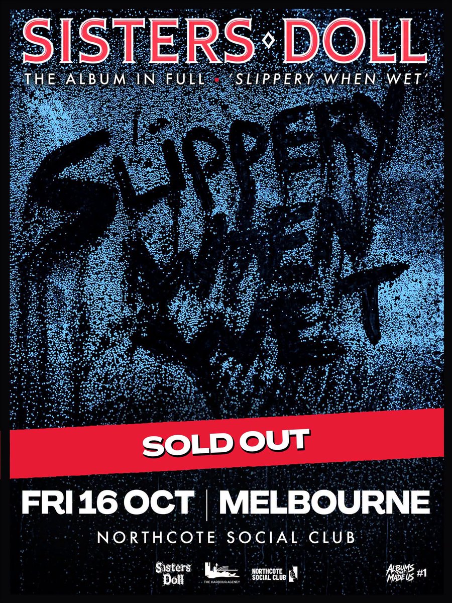 SistersDoll's tweet photo. MELBOURNE! 🚨 SOLD OUT! 🤯

47 days out from showtime and tickets are gone. Absolutely insane. Thank you, Melbourne. This one’s going to be HUGE! 💥

Gold Coast &amp; Sydney, final tickets in bio! https://t.co/7hWI29Nok1