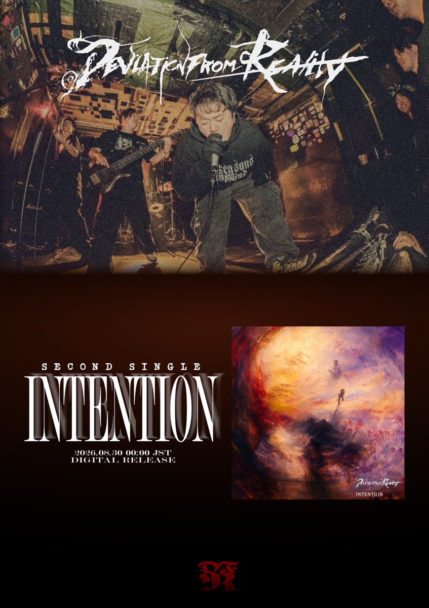 DFR_hc's tweet photo. 【NEW RELEASE】

2nd Single "INTENTION" 

デジタルリリース決定！

本日8月30日から各種サービスにて配信開始↓
https://t.co/lsavctJbFE

Drum&amp;vocal Recording
koma @K_Xammo50 

Mix&amp;Mastering 
katchang(BADASS MONK STUDIO)
@Katchang_gt https://t.co/Pz2qsDTj64