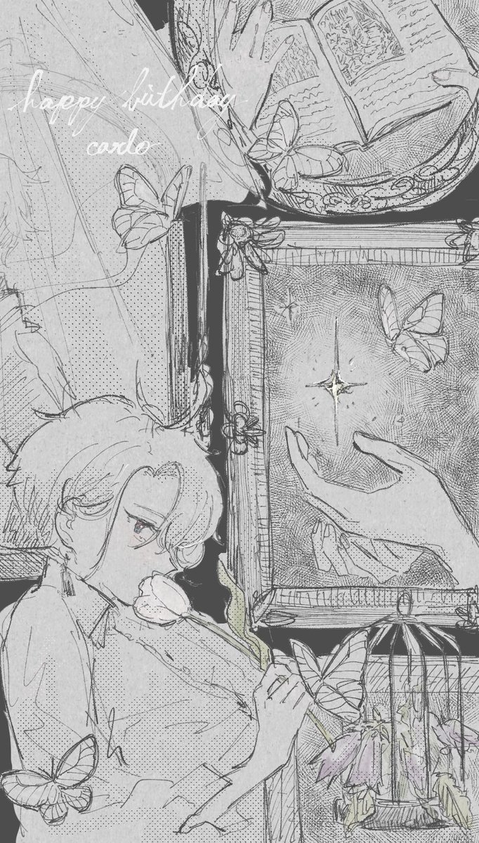 Firat_lvx's tweet photo. #夏の創作クラスタフォロー祭り
 #一次創作祭り夏の陣2026
 #絵描きさんと繋がりたい
主に魔法使いたちの一次創作をしています🫖⸝⋆
物語やキャラクター同士の関係性を考えながら描くのが好きです ˖ ࣪⊹ https://t.co/dbEGXp8iwB
