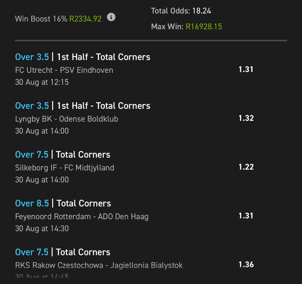 chigonamemory1's tweet photo. 18 odds 🔥💰  

Code: 233313

Check my bio for sign up info

Promo Code: MEMO50

18+ |T&amp;CS  Apply https://t.co/fKOrGhdmTq