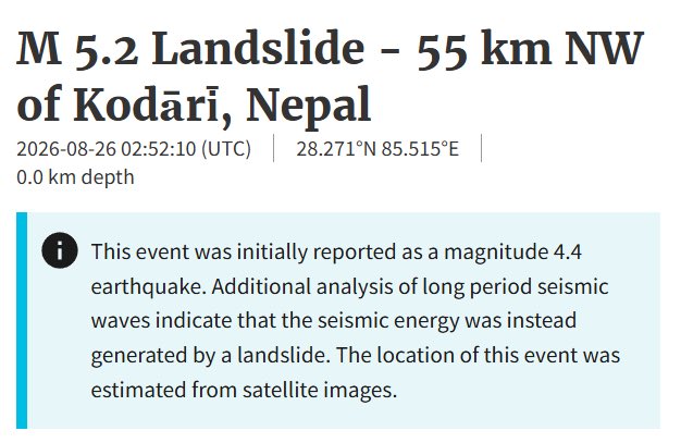 DZo2z6's tweet photo. @NikkeiAsia IIt’s sad that Nikki has degraded itself to a gutter level requiring a community note!

It should NOT matter, but the glacial broke on the Nepal side jammed a river bordering Nepal and China in seconds

This malicious post has been reported to X. https://t.co/FLlPxNFEJW