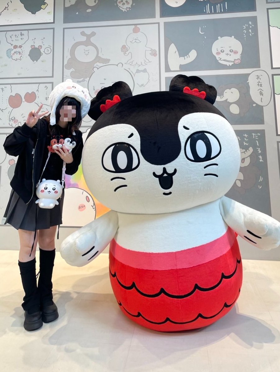 Yukiroze_'s tweet photo. ちいかわパーク彼氏といってきた😽♡ちょうどセイレーンちゃんと会えて天国 https://t.co/y560wXhtpe