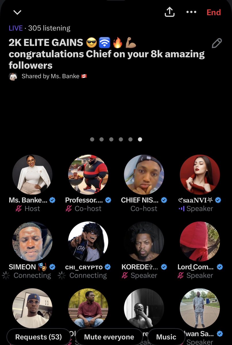 Bankemaestro's tweet photo. Over 300 listeners….Massive Turn Out 🎉💐
Ya’ll did this… Wwwwwwwsssssssss 💪🏽 https://t.co/fMh0H9kHm1