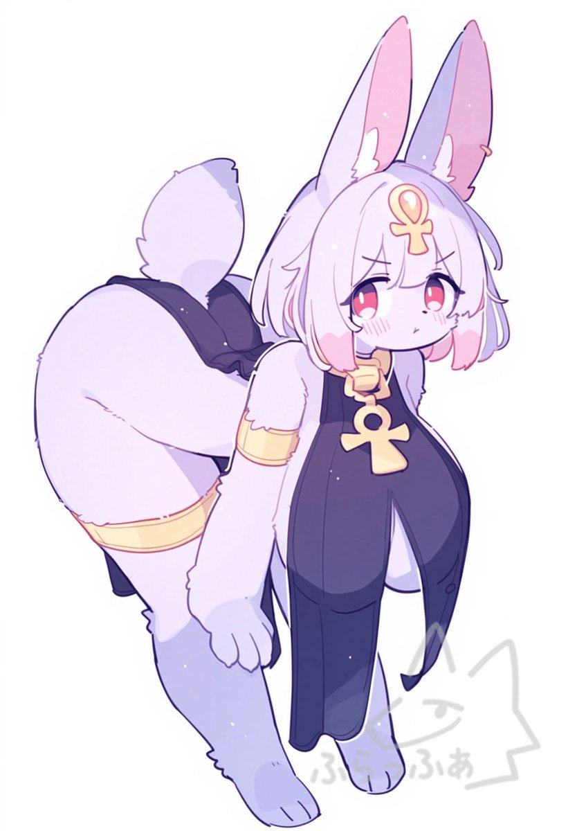 kemono_aiart's tweet photo. うらめしそうなエジプト兎ちゃん😠🐇 https://t.co/b60dwQNI4H