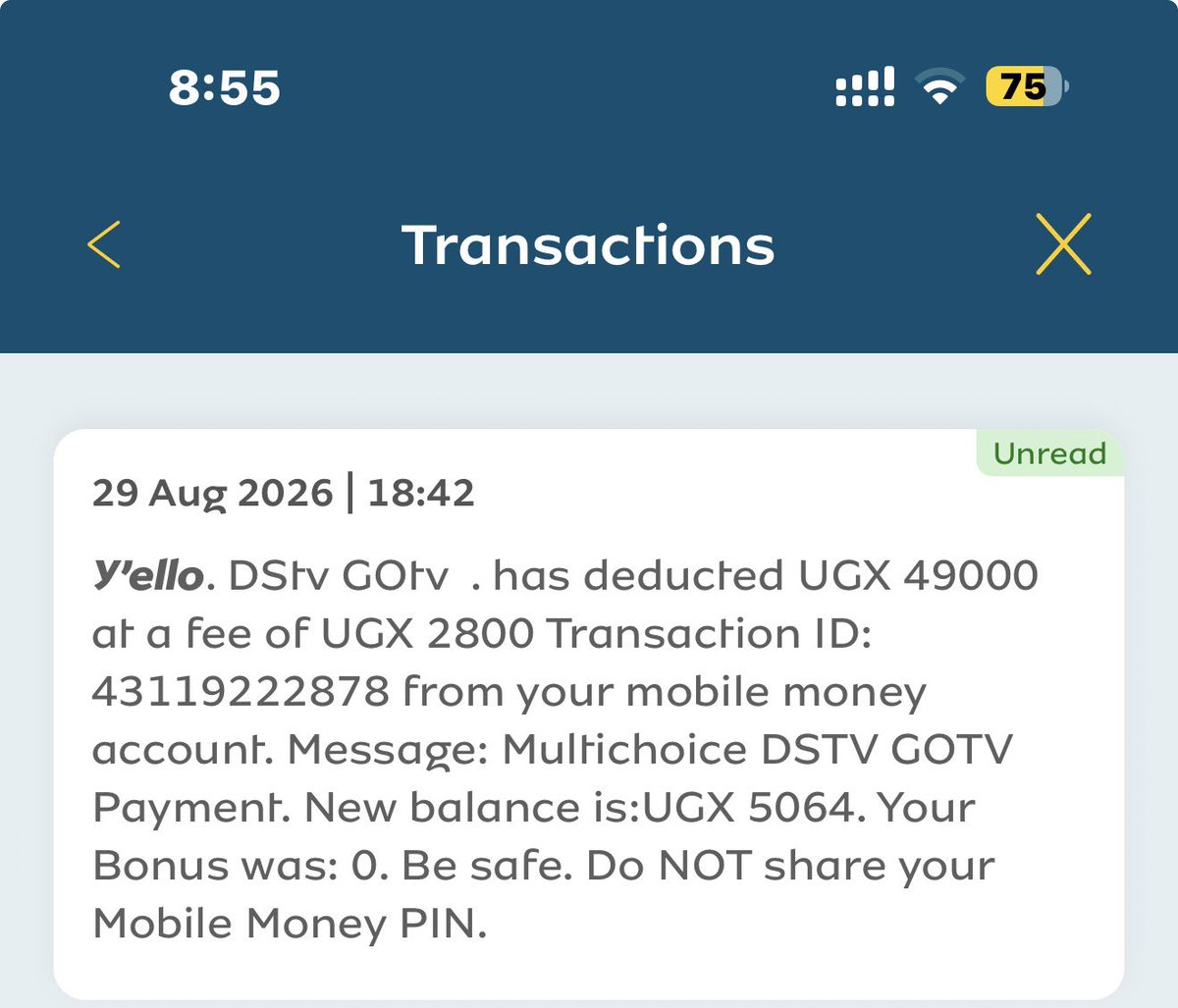 ShafiqReigns1's tweet photo. @DStvUganda Yesterday i paid  for premium subscription  yesterday but the Dstv isn’t working https://t.co/AcQaYsglTb