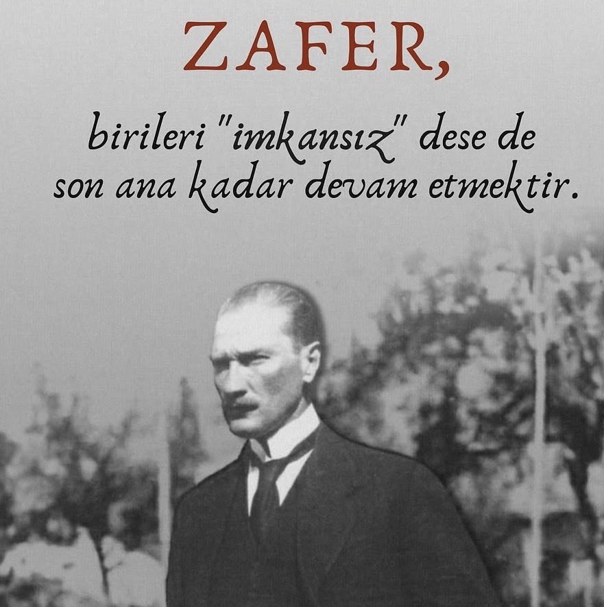 genelahmet's tweet photo. #Büyük Taarruz’un 104. yıl dönümünde; başta Ulu Önderimiz Gazi Mustafa Kemal Atatürk ve kahraman silah arkadaşları olmak üzere, vatan uğruna mücadele eden tüm şehit ve gazilerimizi rahmet, minnet ve saygıyla anıyoruz.

30 Ağustos Zafer Bayramımız kutlu olsun!🇹🇷 https://t.co/jeF9N8m0Fy