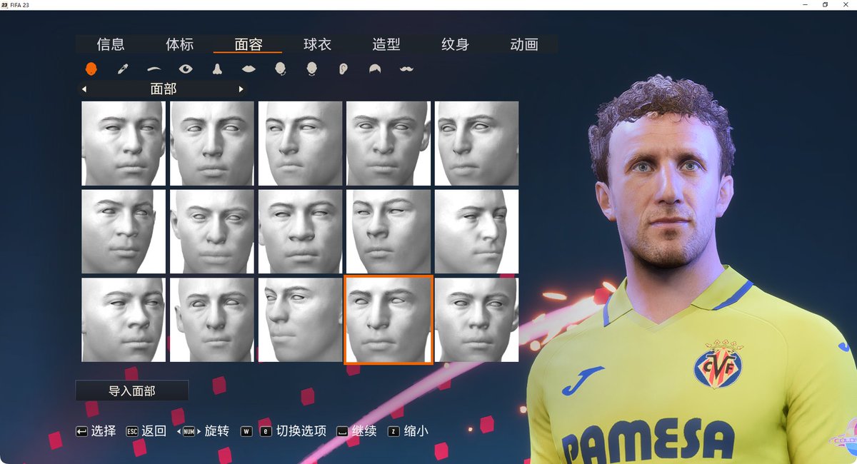 ffznew's tweet photo. FIFA23 /FC Rodolfo Martín Arruabarrena Face MOD. https://t.co/0lChLBtICs