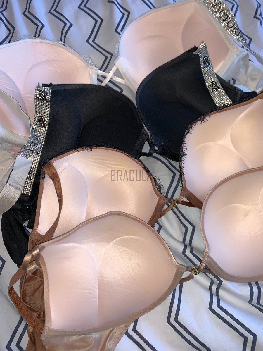 BraculaVS's tweet photo. My haul from last month that I forgot to unpack - 4 @VictoriasSecret Bombshell bra including 2 from the Shine Strap series.
Which one is your favorite of the 4? I know which one is my favorite for sure.
#bombshellbra #victoriassecret https://t.co/lpnzWc0oGt