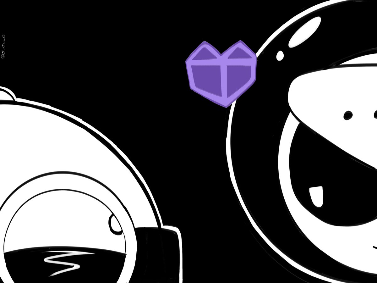 Yurexey's tweet photo. “Je t’aime tant…”  
#meeplexcarl
#meeplebrawlstars
#carlbrawlstars https://t.co/ZoWsG90hMN