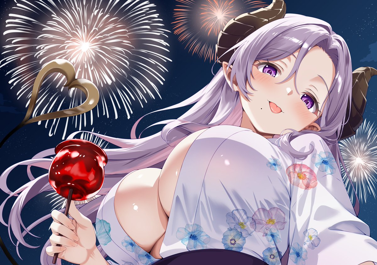 akwt_tt's tweet photo. メアリさんと花火大会
 #メアリのメモリー https://t.co/dgDm9glaIR