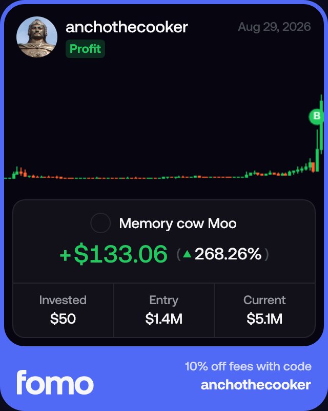 anchothecooker's tweet photo. it keep confusing me why no KOLs have aped yet, so bullish, even at 5m we are undervalued $MOO https://t.co/2BVJbmHSN4