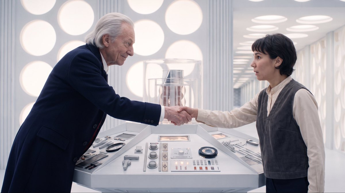 RoadTrip4k's tweet photo. One week to go. Echoes begins Friday the 4th of September.

Meet Susan.

The white room has been the hardest part of this, and it’s very nearly where I want it. Episode one is done, with more close behind. 

Thank you for waiting. Not long now. 🙏 https://t.co/xblS1JDjTo
