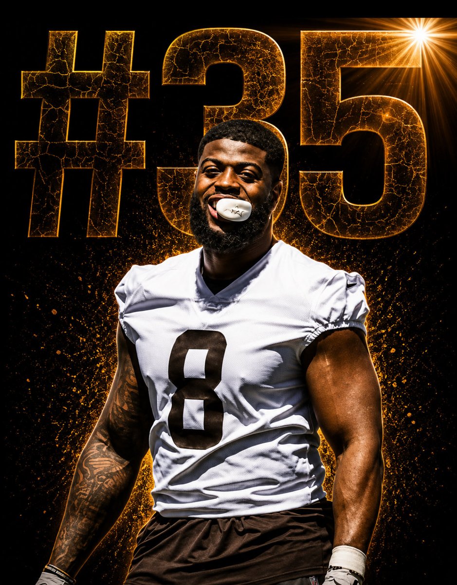 UnRankedNFL's tweet photo. 35 Jared Verse.

The speed. The violence. The motor. Jared Verse brings the kind of pass-rush energy that makes offensive tackles rethink their career choices. 😤

At 35, one of the NFL’s nastiest young edge rushers lands on the NFL Top 100.

#NFL #JaredVerse #Browns #NFLTop100 https://t.co/2l2fxSbhyw
