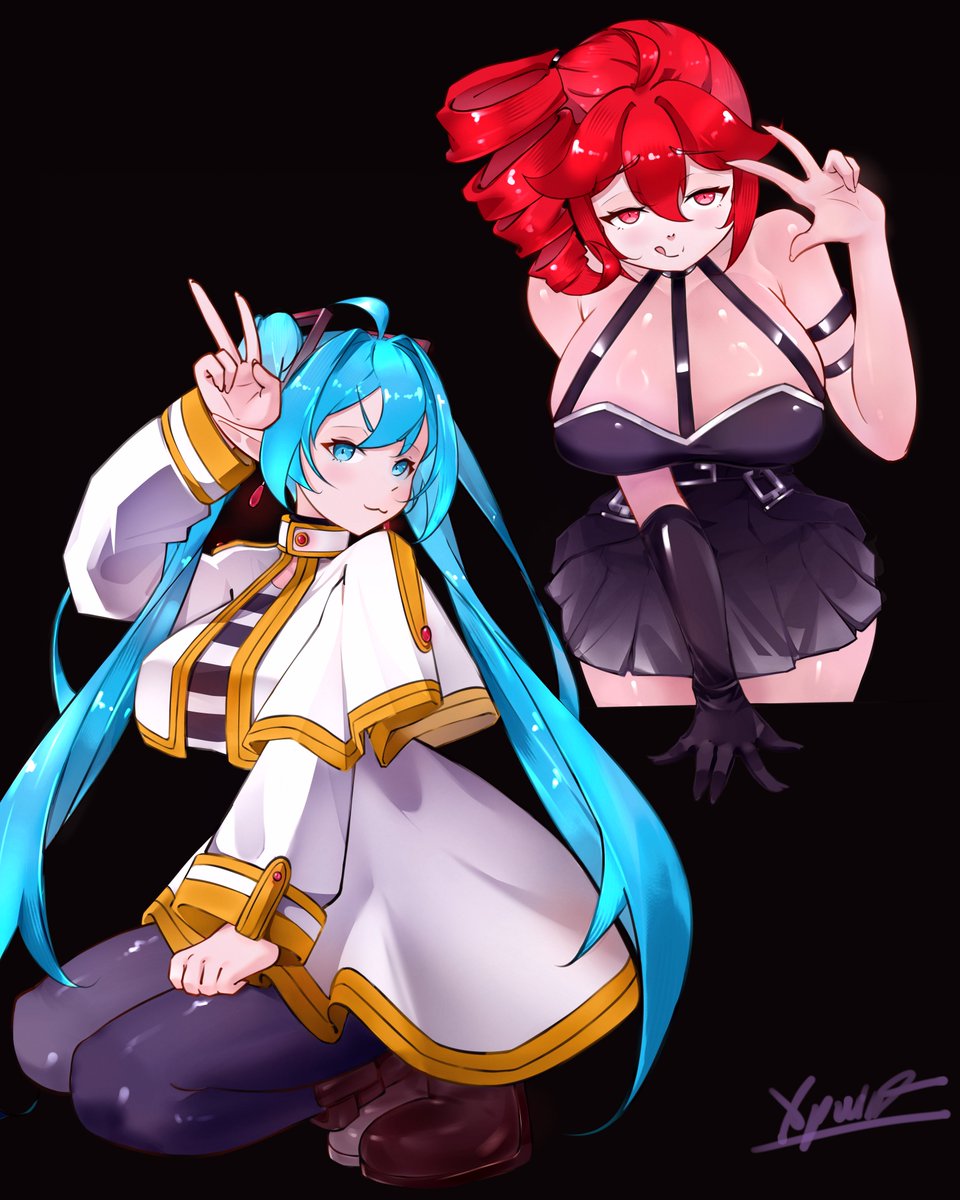 thex_painting's tweet photo. #Frieren #Ubel #Miku #Teto https://t.co/r9epdB4jx7