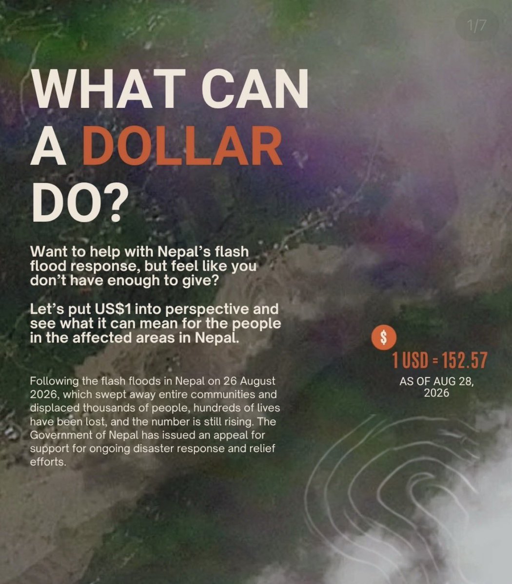 rajabaddie's tweet photo. NEPAL NEEDS YOUU.

Never think your $1 won’t make a difference…..

Every  DOLLAR COUNTSSSS.

#NepalFlashFlood 

Here is the link :

https://t.co/GbVdnpZ7uj… https://t.co/ca0MjuTz9W