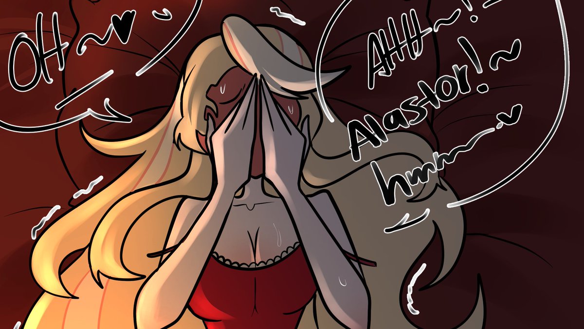 CervaNoir's tweet photo. ✨New 2-page update for the Charlastor comic is on Patreon! <3 Things are getting a little more cheeky over there... 👀✨

If you want to see the full pages, come join us over on my Patreon! Link in bio ✨

#charlastor #hazbinhotel #radiobelle https://t.co/JGzl3WjxC5