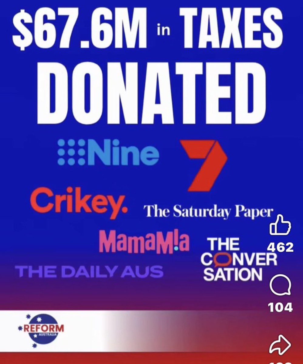 GreenTyler27's tweet photo. The irony is completely extraordinary. The Australian Government pours tens of millions of taxpayer dollars into media programs, advertising and communications, yet when voters abandon Labor for One Nation, we’re told to worry about “bots and trolls” influencing political opinion. 

Perhaps the simpler explanation is the correct one: real people are unhappy with real policy.