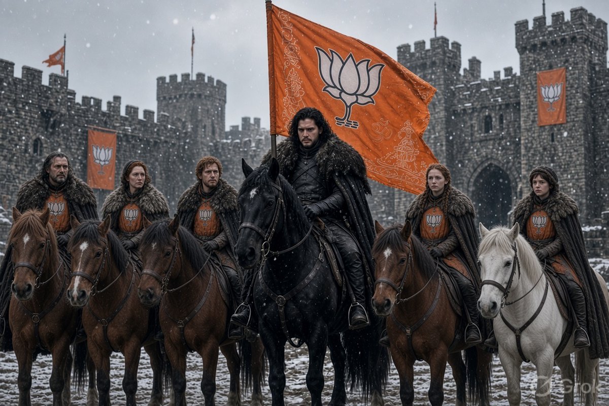 bjp4Winterfell's tweet photo. Hello bjp this is john snow from winterfell, knight of north https://t.co/AfkWITMzeY