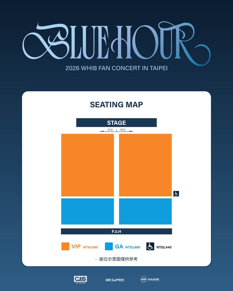 Jaccy200's tweet photo. 🎫【WTS｜2026 WHIB FAN CONCERT「BLUE HOUR」
IN TAIPEI 🇹🇼🌟】

📍 Clapper Studio｜TAIPEI, TAIWAN 🇹🇼

📅【공연 일정】
▫️ 2026.10.31（토）

🎟️ OPTIONS
◆ Floor VIP｜1~3열

🎤 WHIB 타이베이 팬 콘서트
티켓 대행 및 선호 좌석 상담 진행 중! 💌
🌐 일본 및 해외 팬분들의 문의 환영
🔍 Floor VIP 및 전방 구역을 우선적으로 확인
🎟️ 1매부터 복수 매수까지 상담 가능

✨ 희망 좌석・매수・예산에 맞춰 안내드립니다
📌 「BLUE HOUR」타이베이 공연 티켓을 찾으시는 분께 요청 조건에 따라 안내해드립니다

📩 DM 문의 시 아래 내용을 남겨주세요：
▫️ 희망 좌석 구역
▫️ 필요한 티켓 수량
▫️ 희망 예산

💰 빠른 결제가 가능하신 분을 우선적으로 안내해드립니다.

📩 LINE: https://t.co/59G5rlzQwz
🆔 harutix

#WHIB #휘브 #BLUEHOUR #WHIB_FAN_CONCERT_IN_TAIPEI #WHIBTaipei #ClapperStudio #타이베이공연 #타이베이팬콘 #대만콘서트 #WHIB티켓 #KPOP티켓 #티켓대행 #티켓양도 #타이베이대행 #티켓팅대행 #티켓대행 #대리티켓팅 #해외티켓 #ConcertTickets #WTS