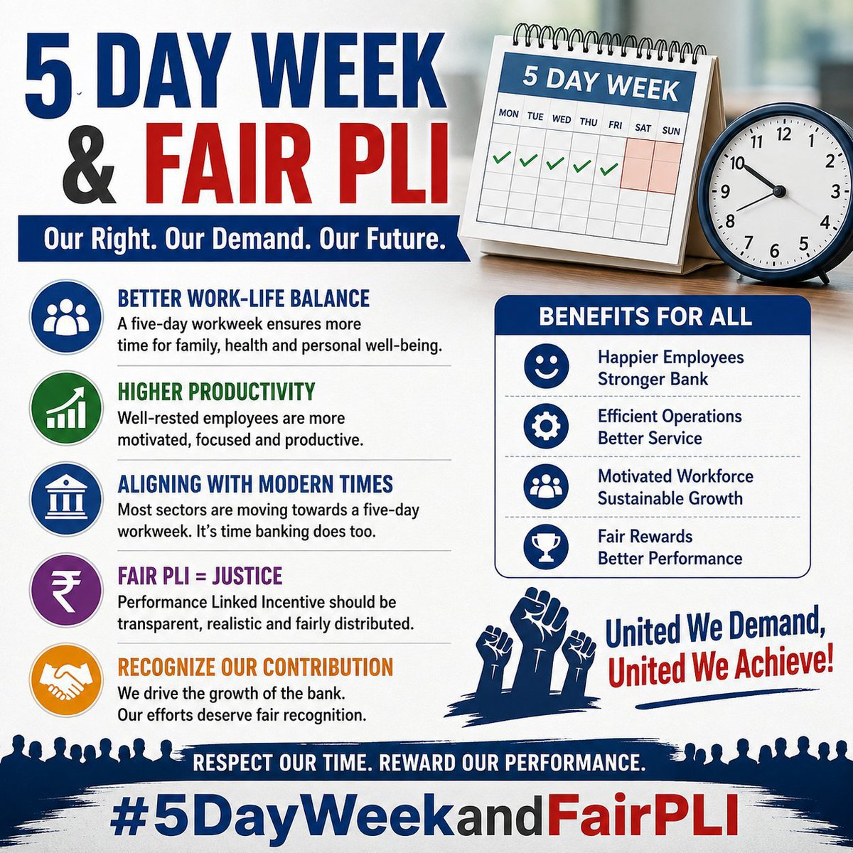 JadavJd86's tweet photo. #5DayWeekandFairPLI
@PMOIndia
@DFS_India
@ChairmanIba
@CLCMOLE
@UFBUIndia
@LChandrase57170 
@ncbeofficial https://t.co/DmJWi1Lcgb