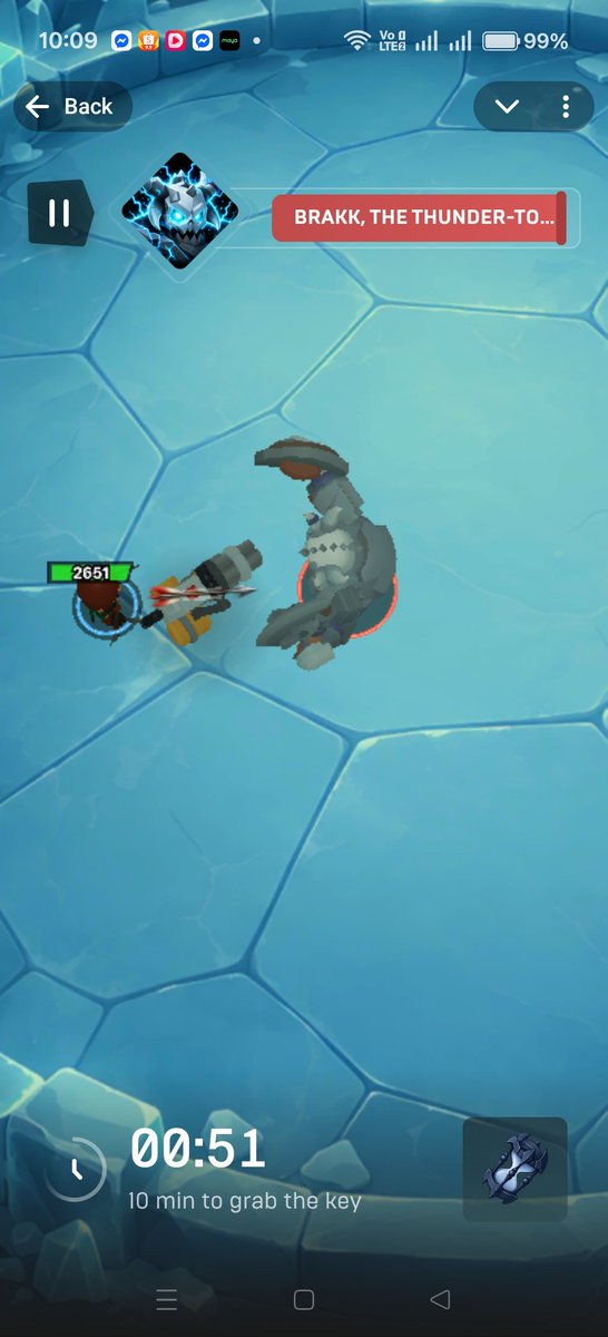 Jen1armt's tweet photo. 51 seconds on the clock and Brakk is almost down! ⏱️🔥
Standard tap games can't compare to actual action RPG dungeon runs on Telegram. Who's gearing up for boss raids today?
⚔️ Grab free starter perks &amp; team up here: https://t.co/NZgmAVMQrA

@tg_levellegends $LEGD https://t.co/sXa84kHrRQ