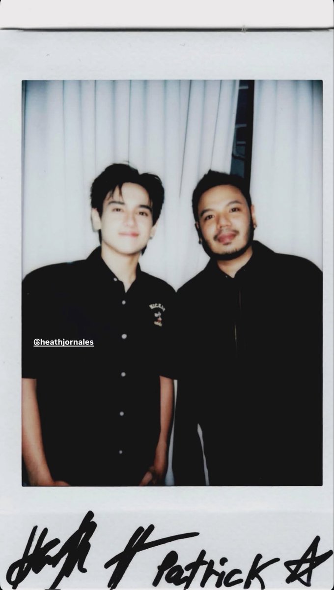 clipthathmj's tweet photo. heath with patrick ty, chief of editorial content for vman sea 

📸 patricksty ig story

#HeathJornales https://t.co/RmJbVJnZep