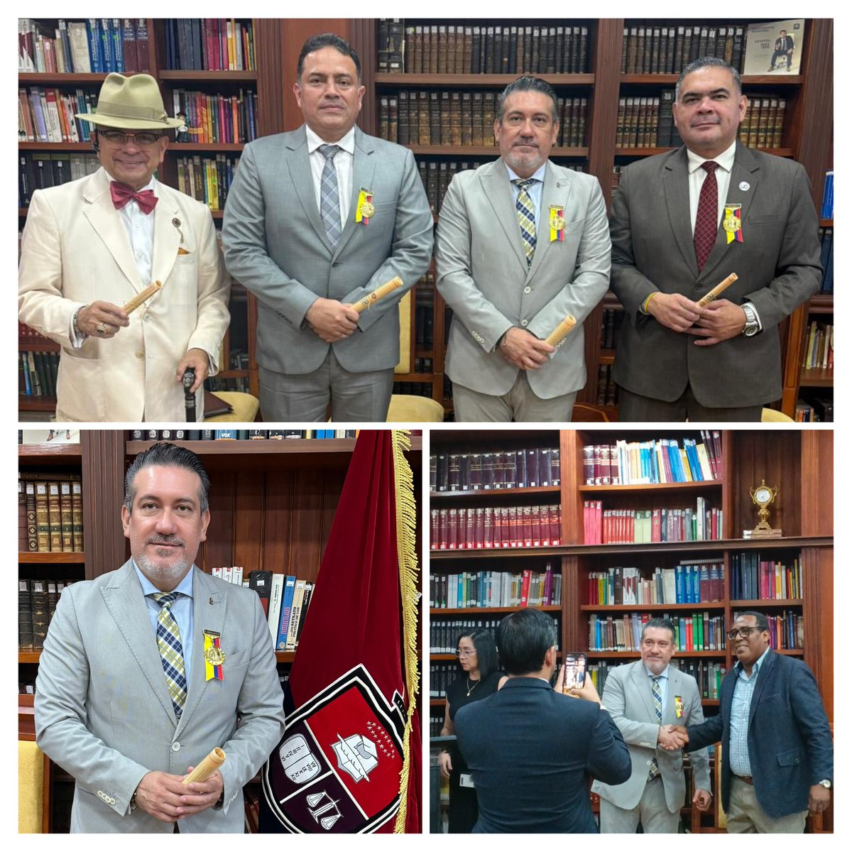 Rastudillo1971's tweet photo. ✍️Mi agradecimiento a la Facultad de Derecho de la Universidad de Guayaquil por el reconocimiento recibido a mi trayectoria académica como PhD.Lo recibo con humildad, orgullo y gratitud, renovando mi compromiso de seguir aportando al Derecho, la academia y nuestra sociedad📚 https://t.co/gryex7wfsN