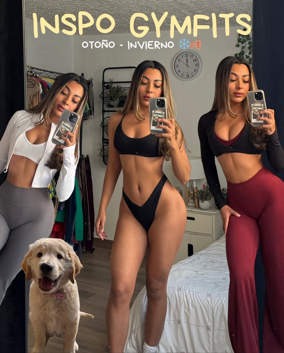 chiquifus's tweet photo. INSPO GYMFITS🫶🏻✨ by  ~ Les dejé todos los nombres de cómo encontrar las prendas en la web! 🤭 Ahorita toda la web está en Black Friday con un montón de descuentos + un descuento extra usando mi código 'SOFIAC' 😍 ¿cuál fue tu favorito? https://t.co/TwFxu1b4ls