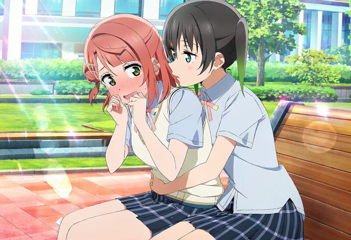 kazuto0106's tweet photo. ちょっと新機能のテスト
侑ちゃんは普段から歩夢にちょっかい出してそう
#虹ヶ咲
#高咲侑 
#上原歩夢 
#AIイラスト https://t.co/NtZHwJK9Ux