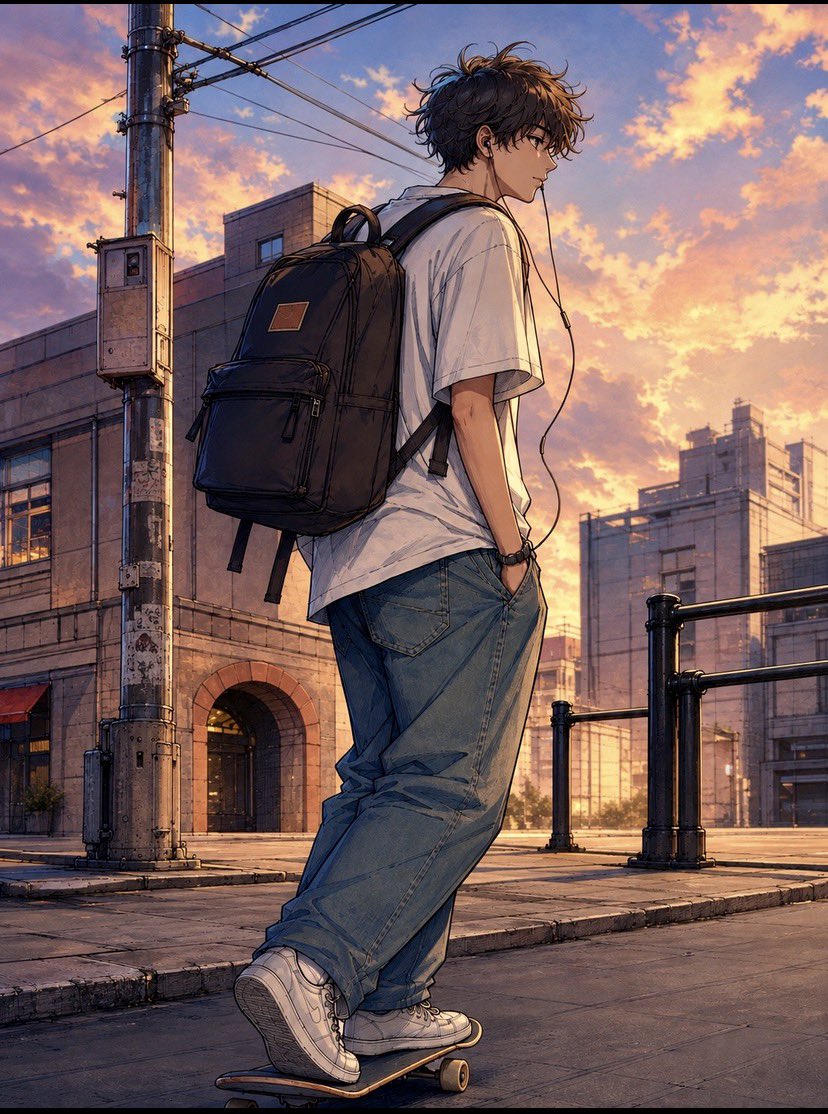 madieeart's tweet photo. City cruising🛹

#animeart #mangaart #mangasketches #skaterart #artofvisuals https://t.co/j2smXN6CtT