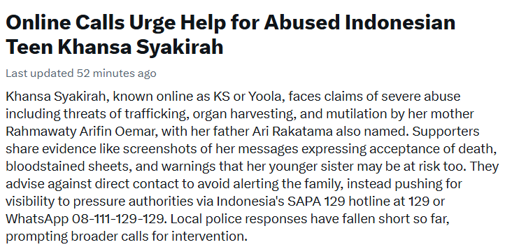 FwostedUnicorn's tweet photo. Proof that spreading word does help.
Please keep spreading the word. We have to keep pushing until we know she and her sister are safe.
Please don't contact her parents because it could cause them to act sooner. Just keep spreading the word and bringing attention to it. https://t.co/3AdaCLtExz